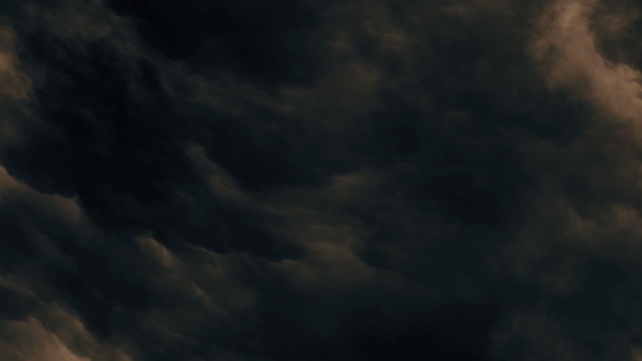 4k nubes negras culunimbus acompañadas