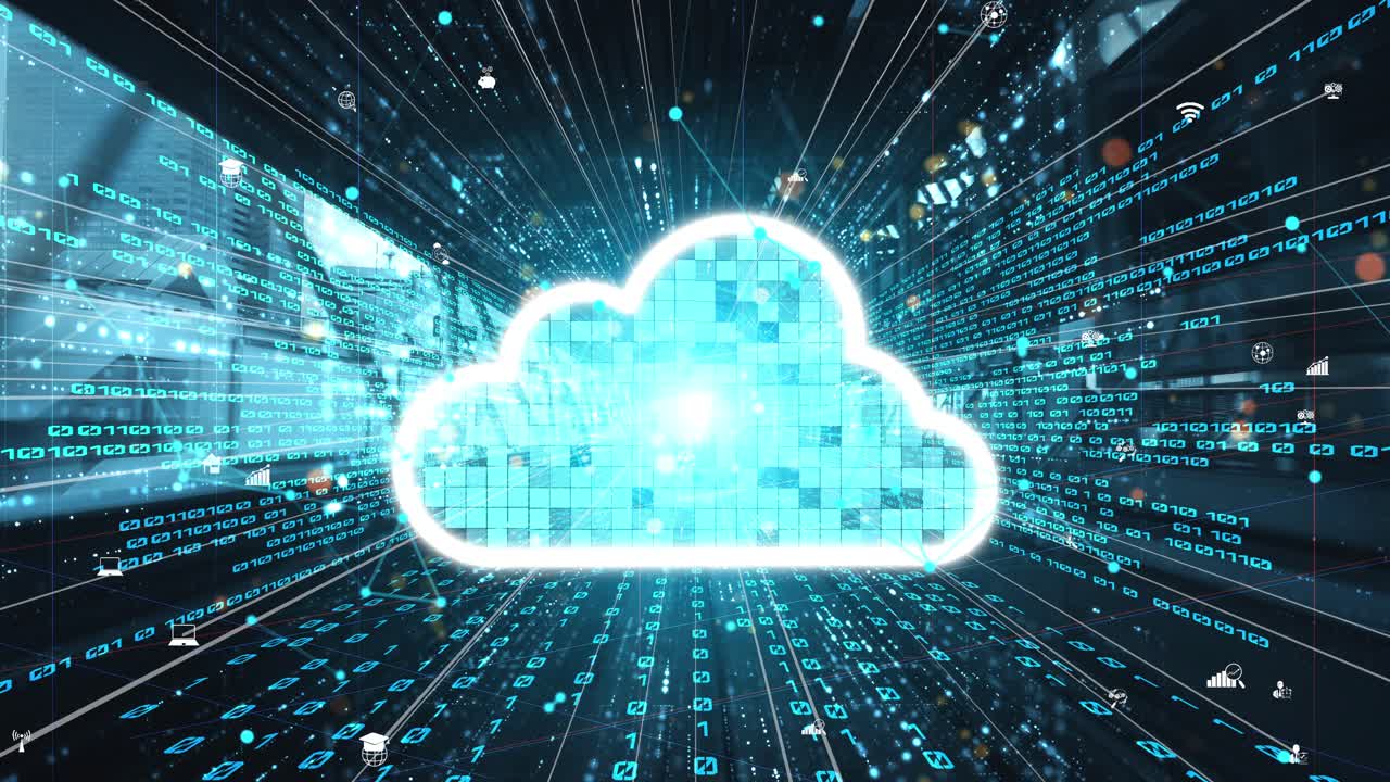almacenamiento de datos en la nube y en línea con software de intercambio inteligente tácito