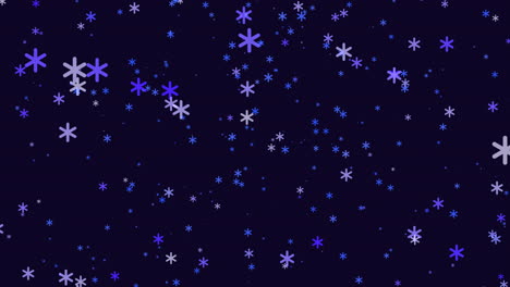 frosty elegance mesmerizing blue and white snowflake dance on black