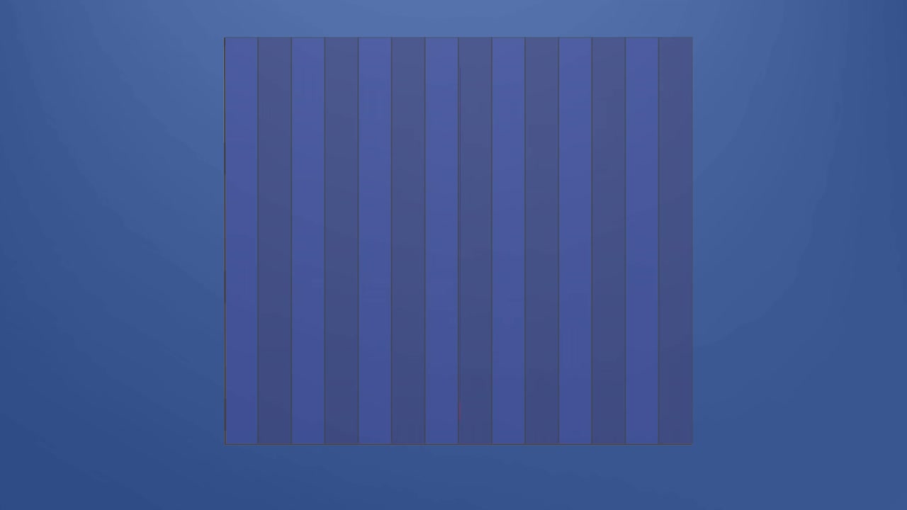 animación del procesamiento de datos estadísticos contra un fondo azul