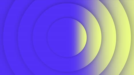 patrón de círculos en espiral azul y amarillo degradado