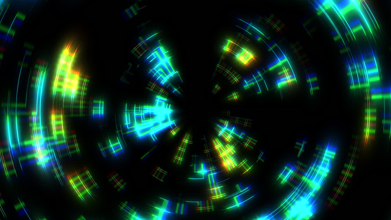 Vibrant spiral pattern with colorful lines and shapes that can serve as a visually appealing background for websites, computer desktops, or digital projects