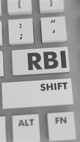 rbi button pressing on keyboard vertical video