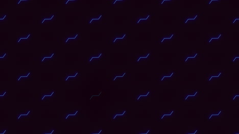 dynamic blue and white waves on black background
