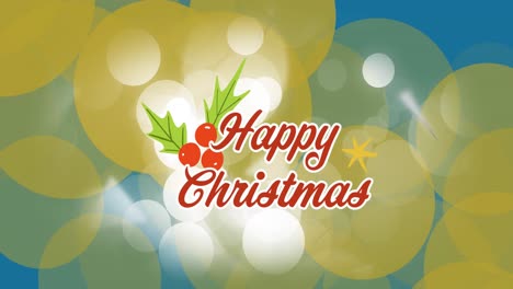 Animation-of-christmas-greetings-text-over-christmas-pattern-and-decoration