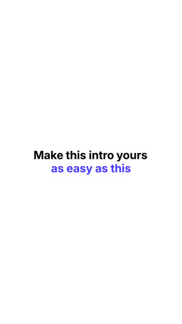 clean bold creative intro