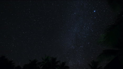 a short video fo the starts with part of the milky way in the frame