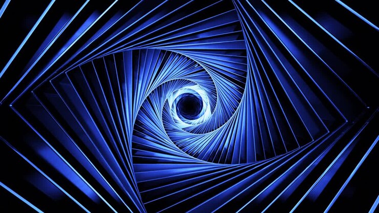 Abstract Blue Spiral Background