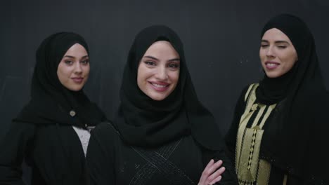 portrait of middle eastern woman's group