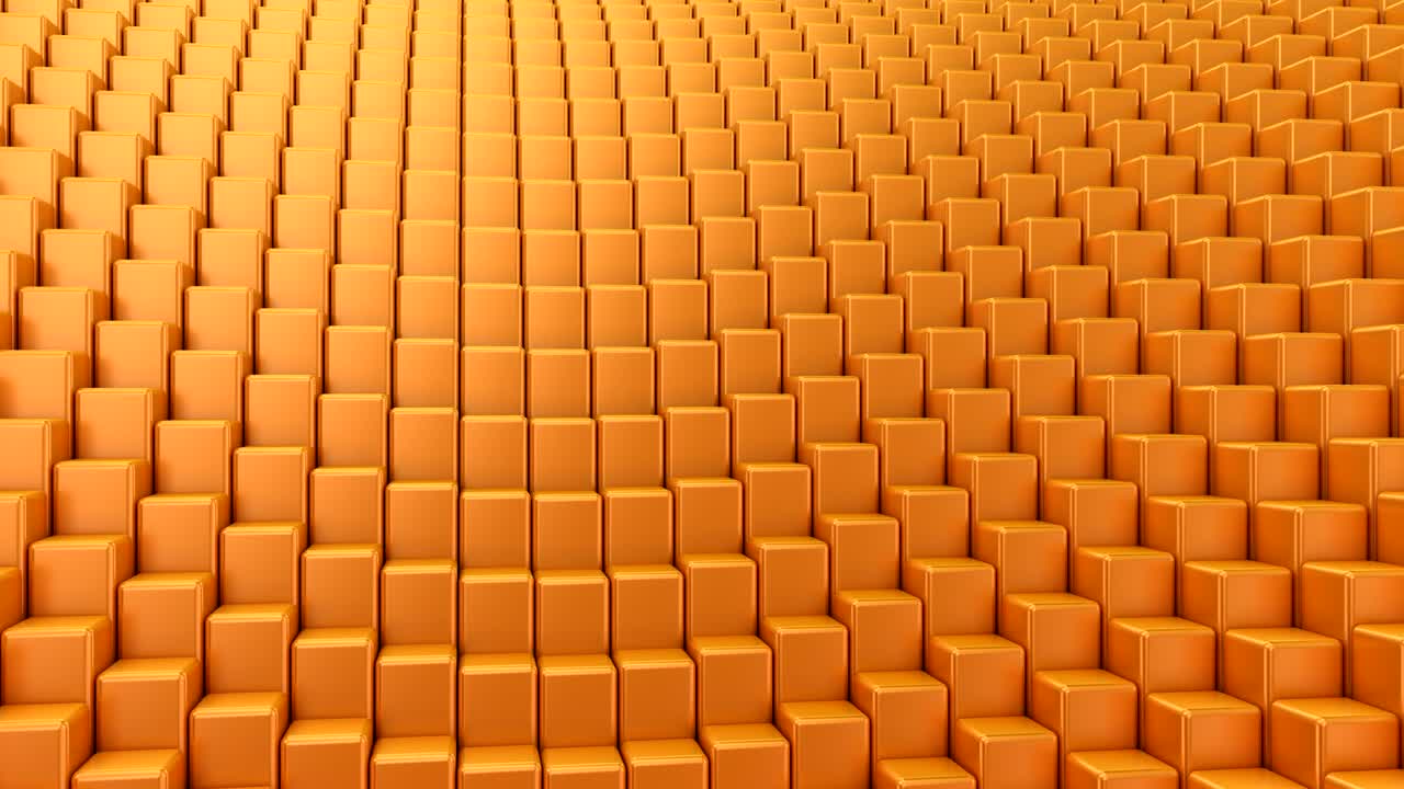 las cajas forman una onda