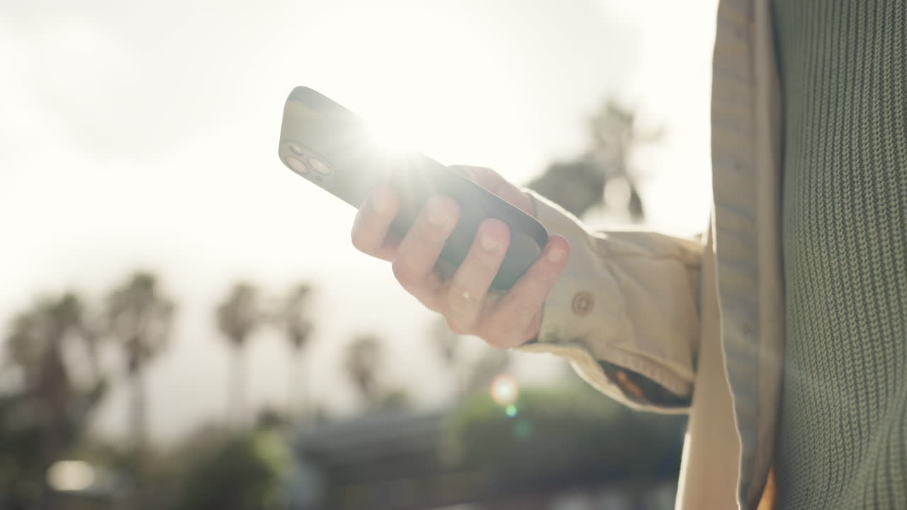 휴대 전화, 자연 손 및 개인 타이핑