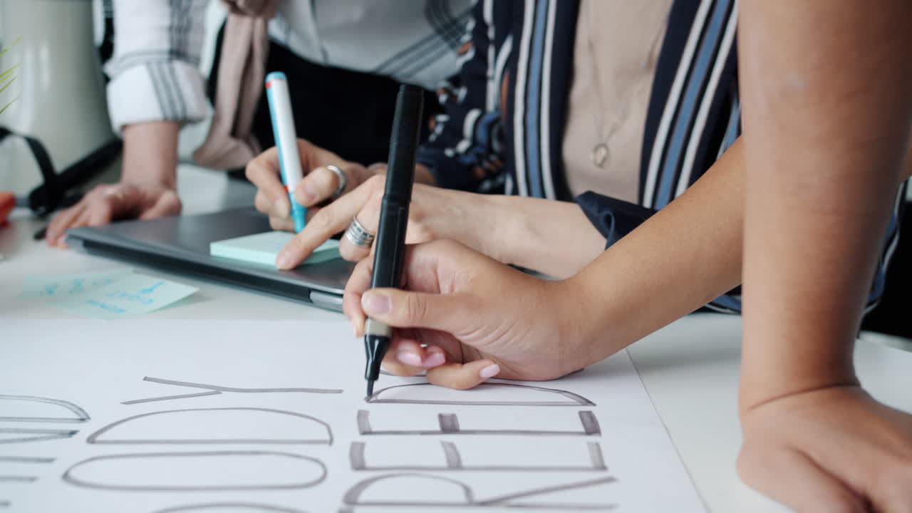 팀 브레인 스토밍 세션