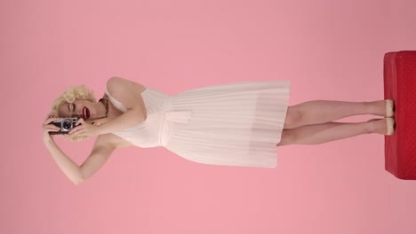 pin-up photography session