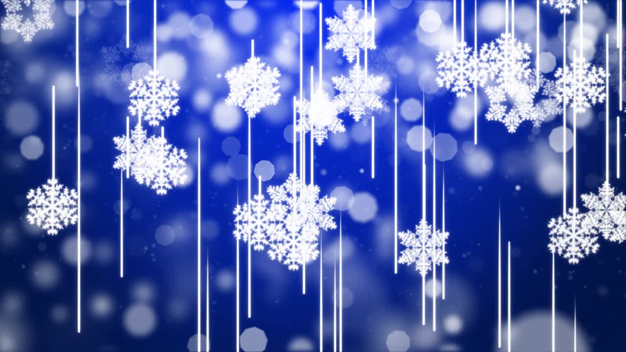 Falling Snowflakes Winter Background