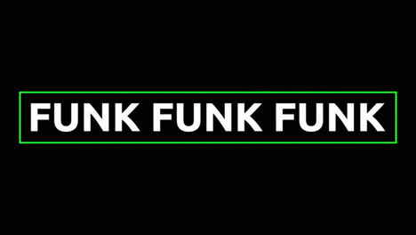 animación de funk en texto blanco con cruces rosas y líneas verdes sobre dos mujeres socializando