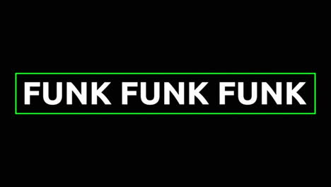 animation of funk in white text with pink crosses and green lines over two women socialising