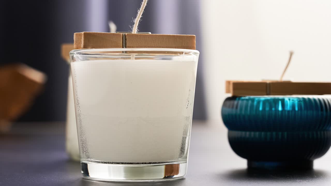 lapso de tiempo de solidificación de cera en un proyecto de fabricación de velas caseras