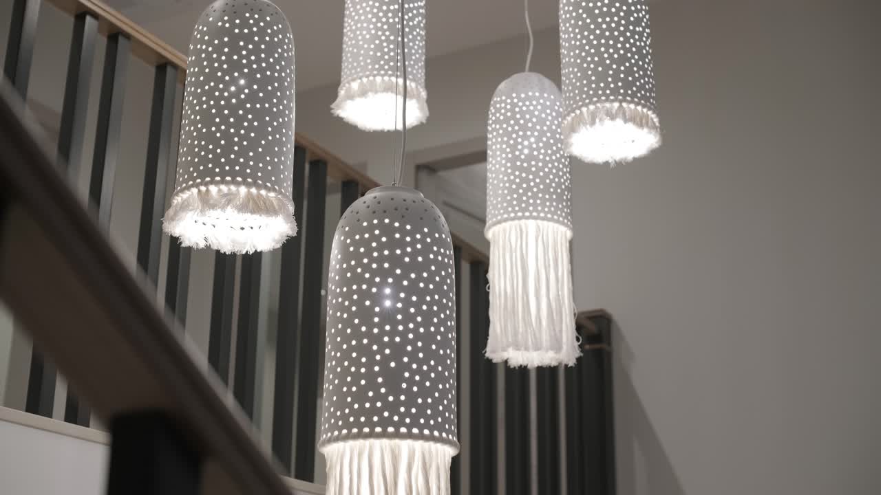 세라 조명 - 7 천장 색조 - 매달린 조명 - 천장 조명 - 현대 들리어