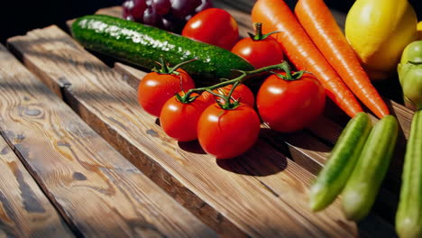 healthy harvest: fresh fruits and vegetables