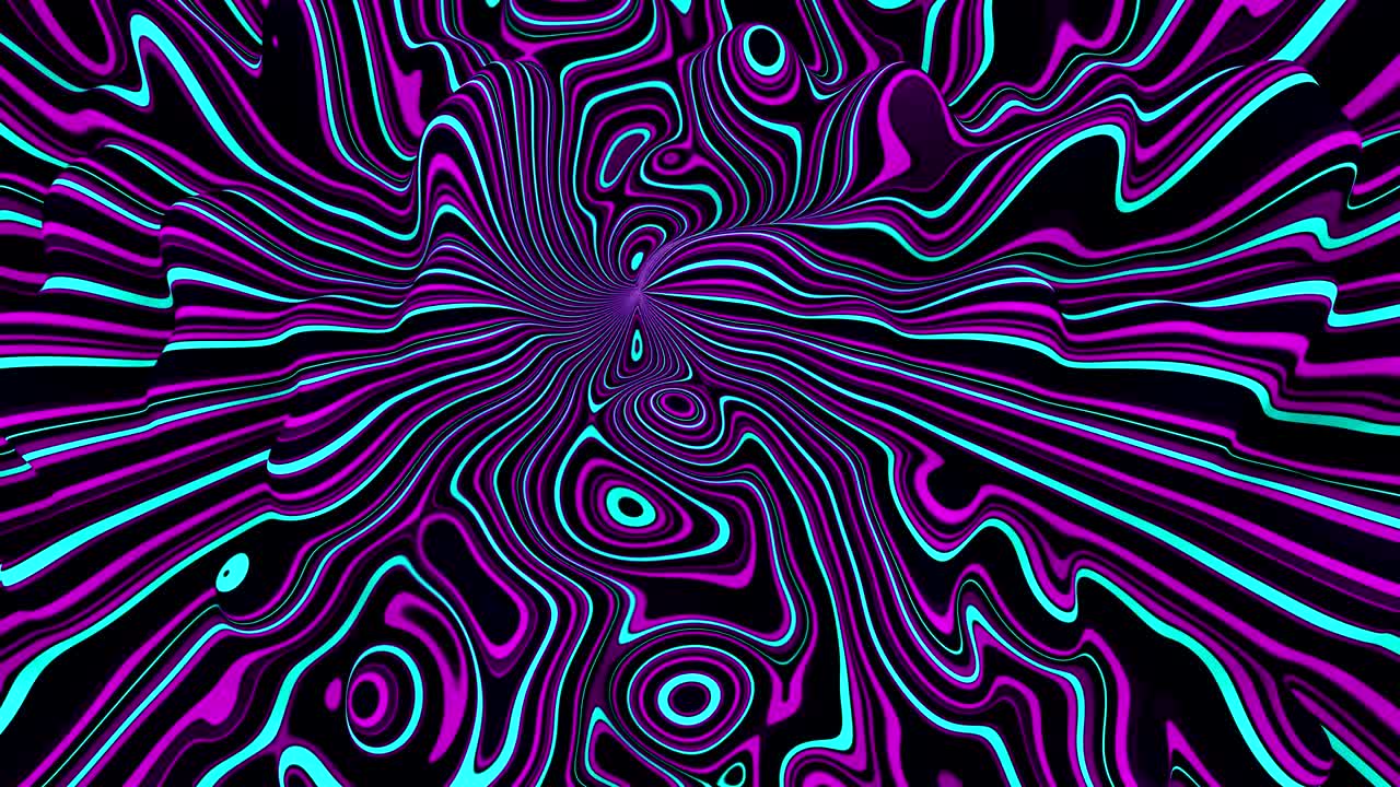 Abstract Wavy Tech Background.