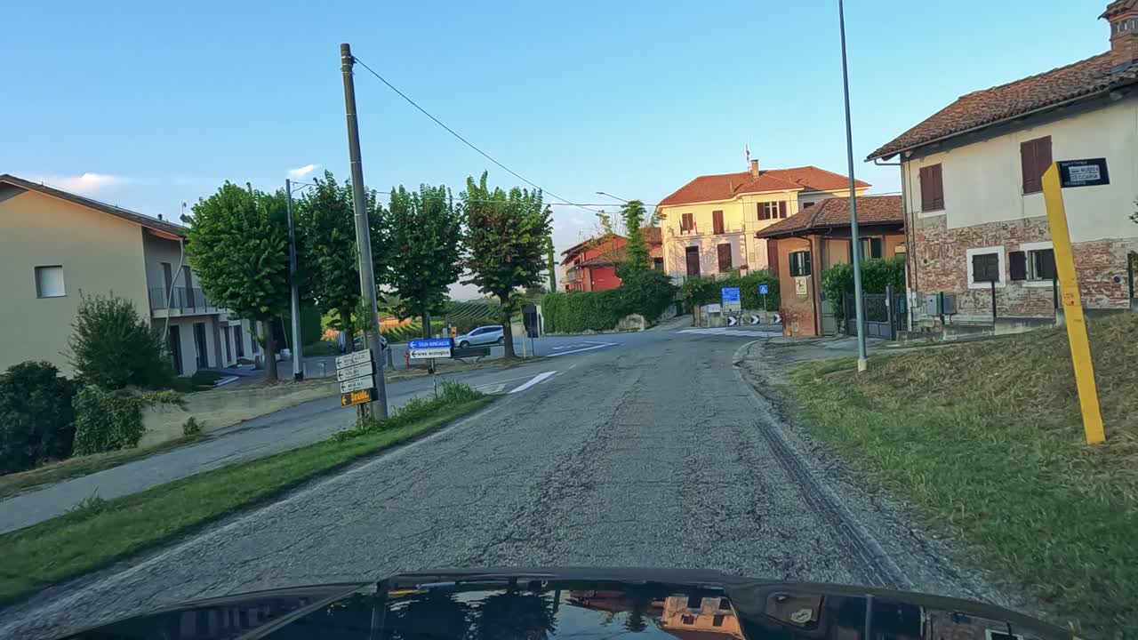 Exploring picturesque roads in Cuneo, Italy