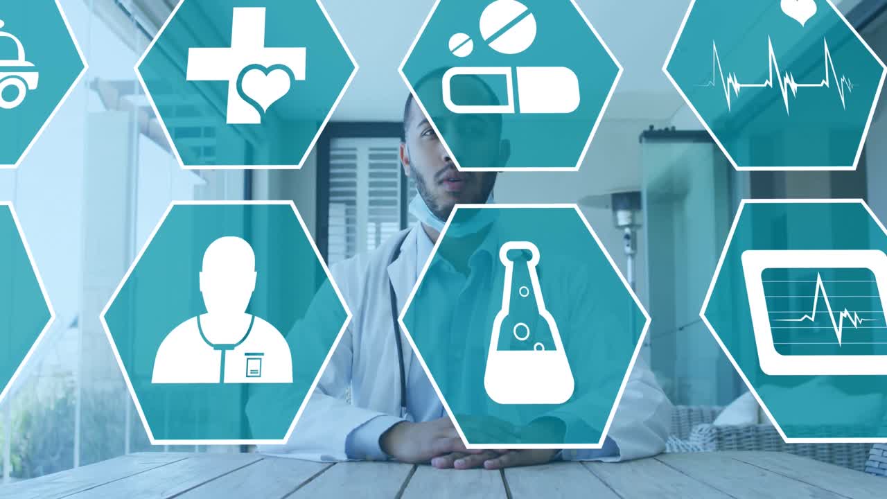 사회 과학자에 대한 집과 qr 코드의 애니메이션