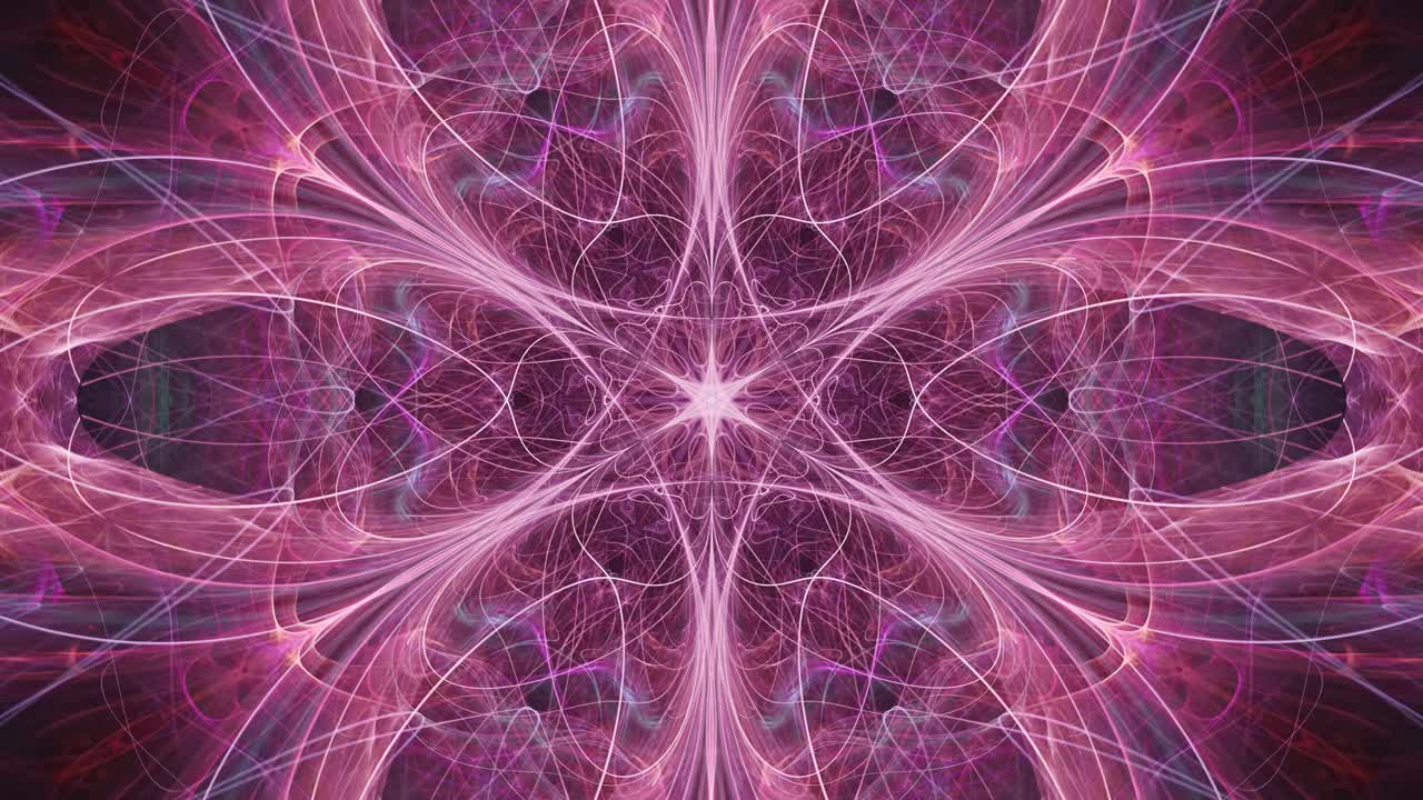 rápido pulso del círculo del mandala bombeando latidos rítmicos con intrincados bucles geométricos metafísicos