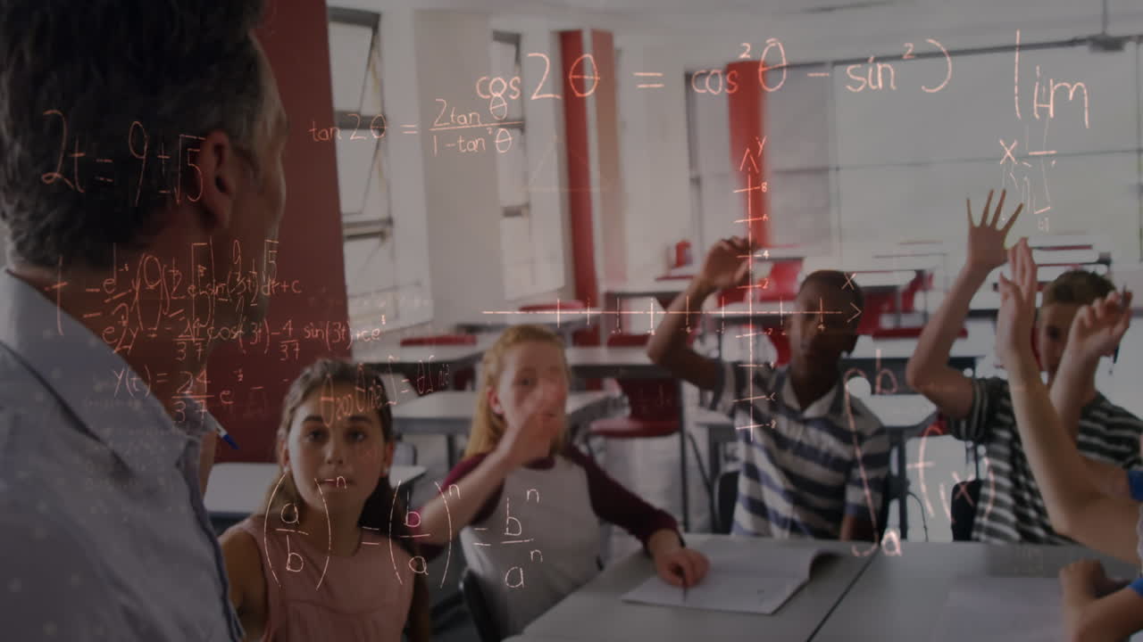 animación de ecuaciones matemáticas sobre el aprendizaje de los escolares