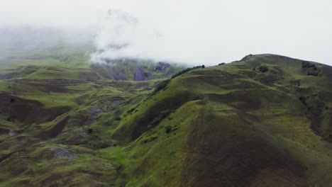 misty mountain landscape