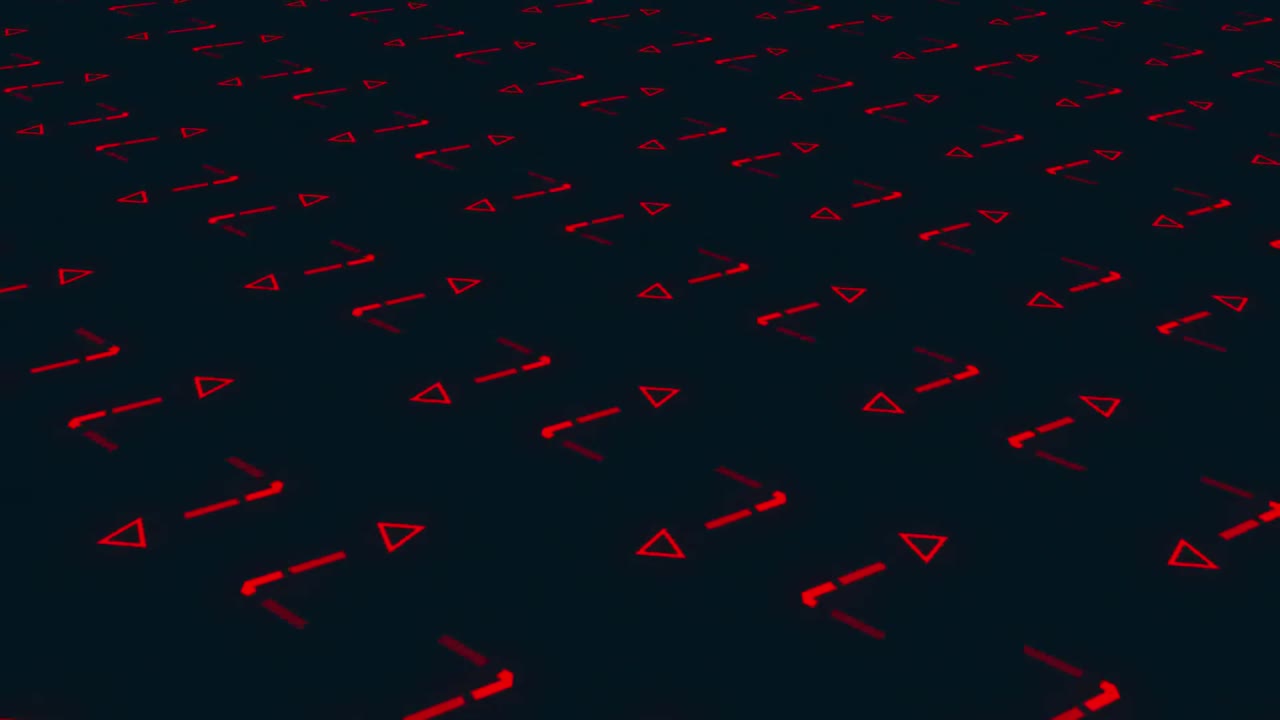 Animation of retro hypnotic motion