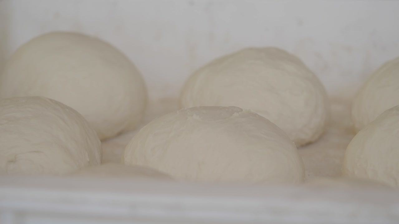 Balls of Dough Ready for Baking