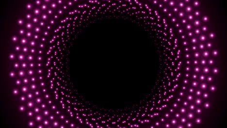 luces púrpuras brillantes y brillantes animación de video