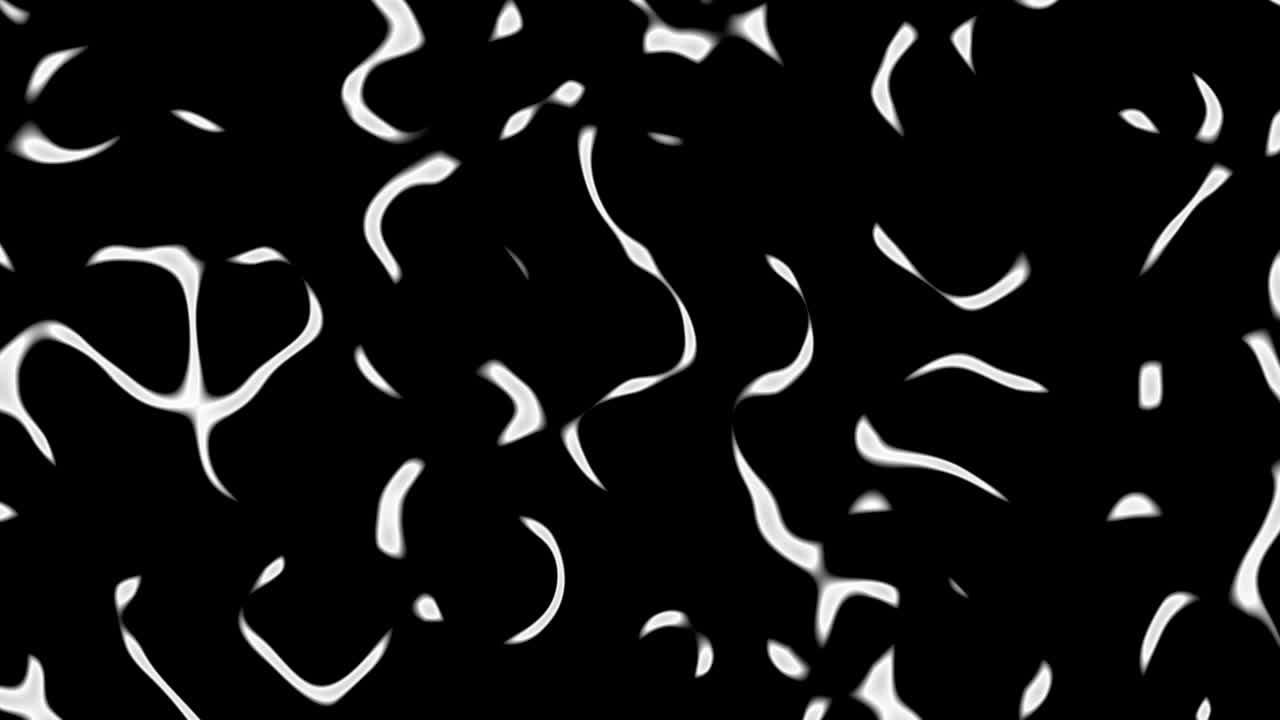 Animazione in loop. Sfondo bianco astratto, colorato e ondulato. Rendering 3D