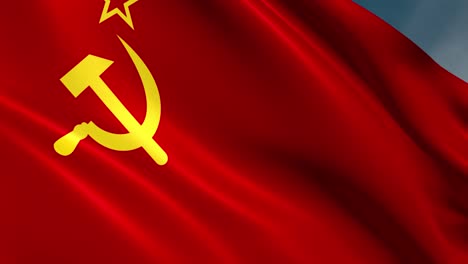 ussr - flag - 4k - no loop