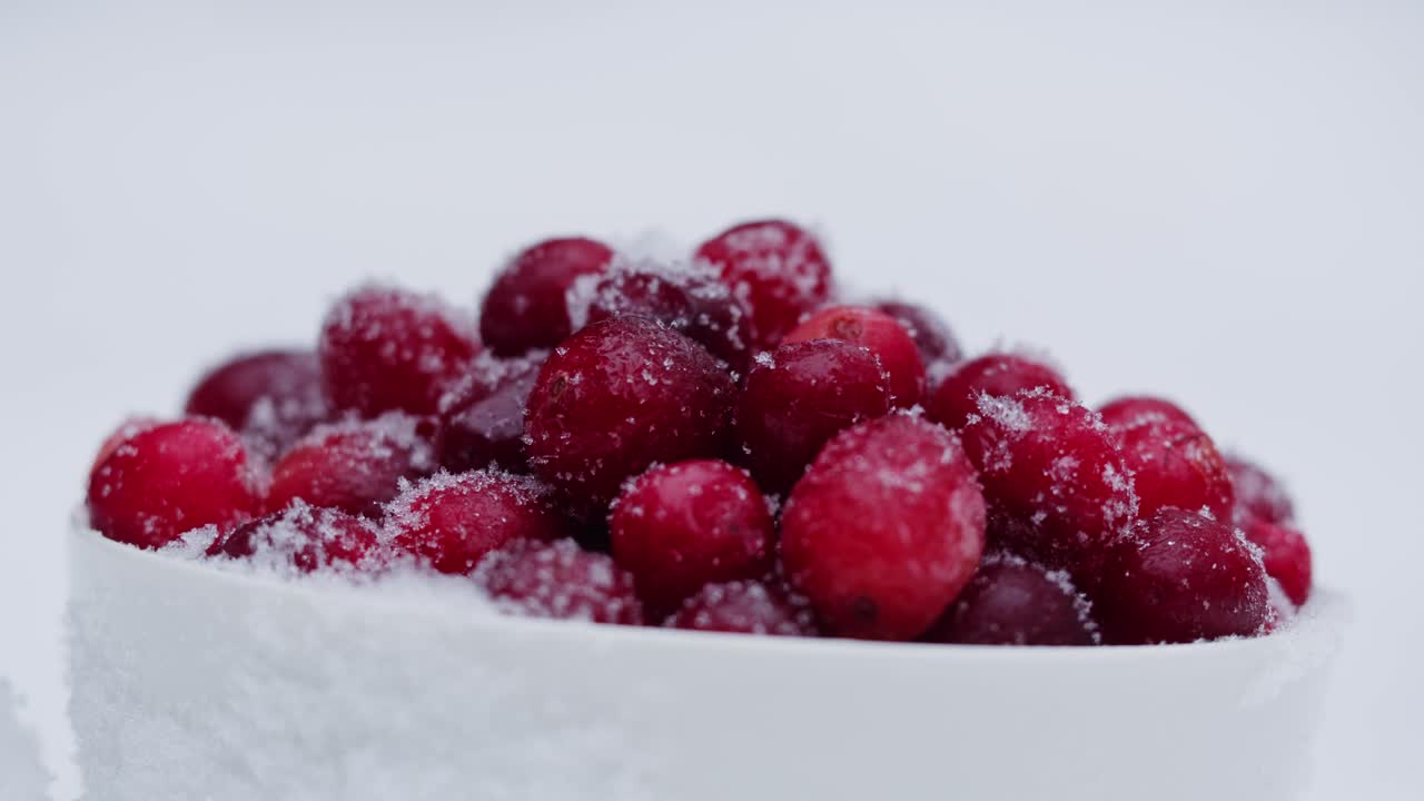 얼어붙은 크랜베리