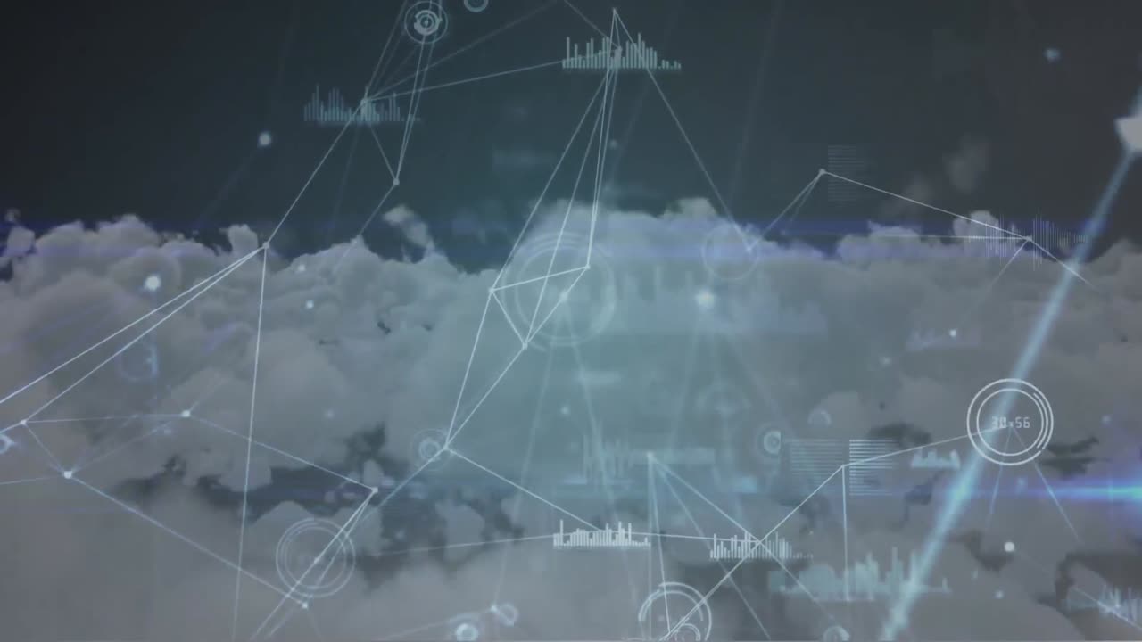 블록체인 루프의 디지털 예술