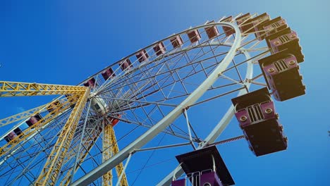 ferris wheel at amusement park. big wheel