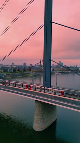 chasing trains in dusseldorf germany