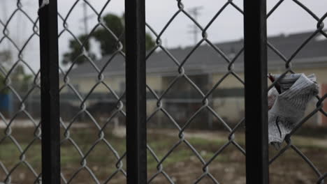 Abandoned-Lot-in-the-City,-Ready-for-Development,-Fence-and-Bars,-Gentrification