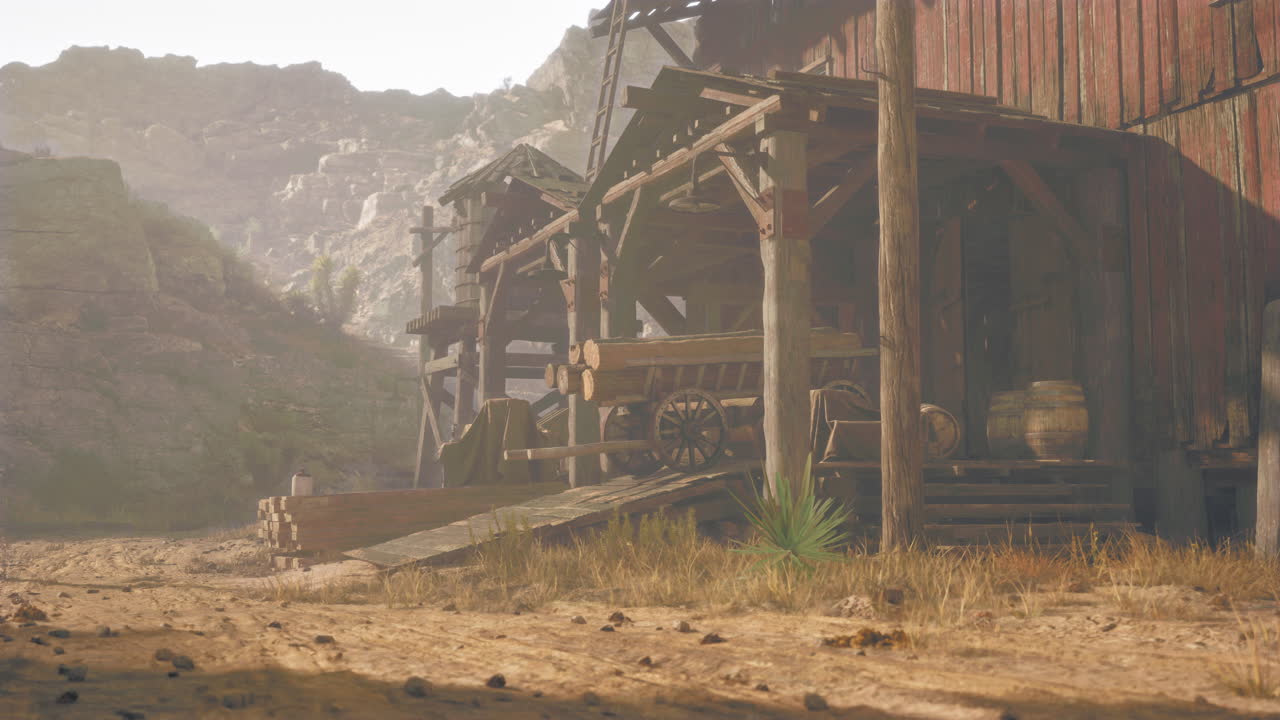 서쪽 은 버려진 목재 공장