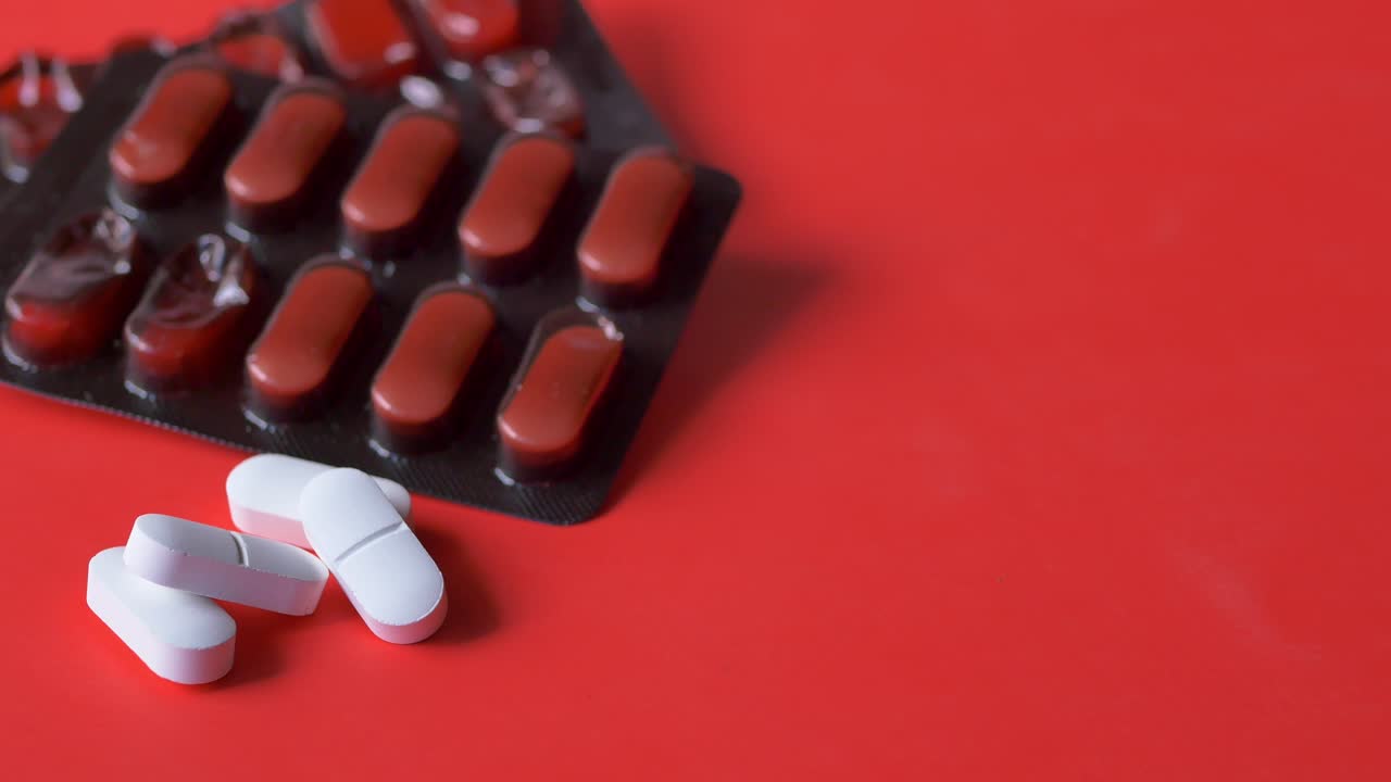 Close up of medicine and pills