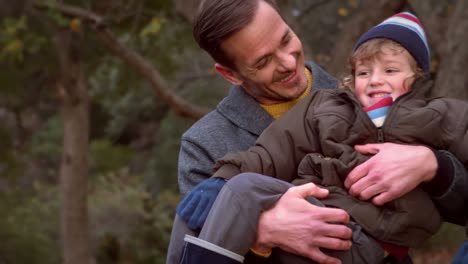 Father-and-son-playing-together