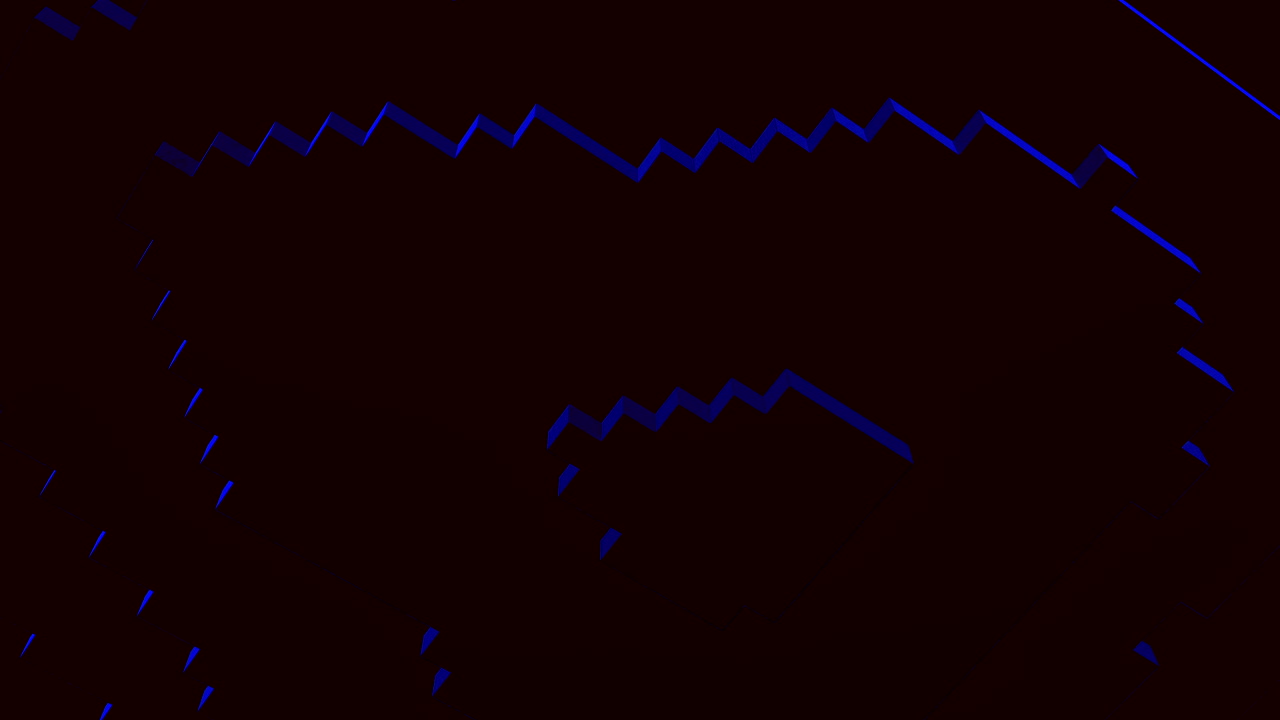 추상적인 파란색 기하학적 모양