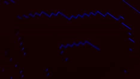 formas geométricas azules abstractas