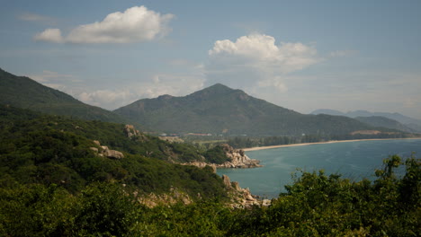 time lapse from the viewpoint in ninh thuận (vietnam)