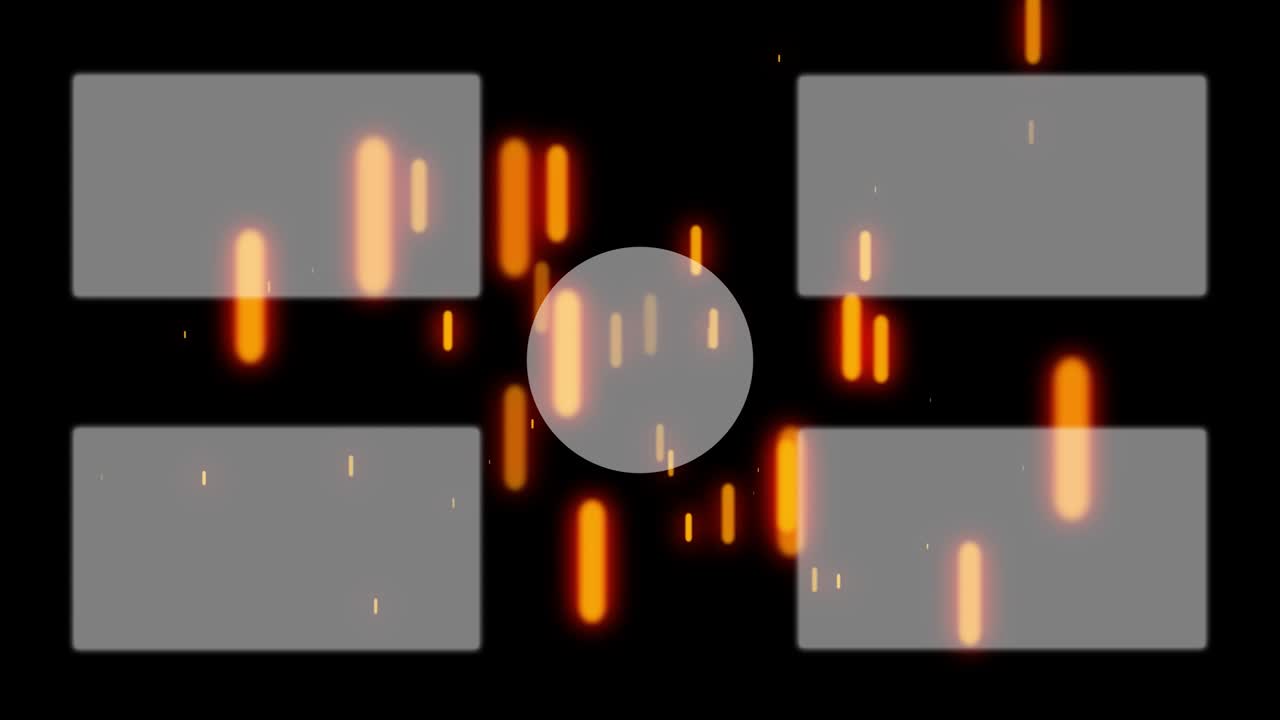 객체 조명 엔드 카드 엔딩 스크린 모션 그래픽