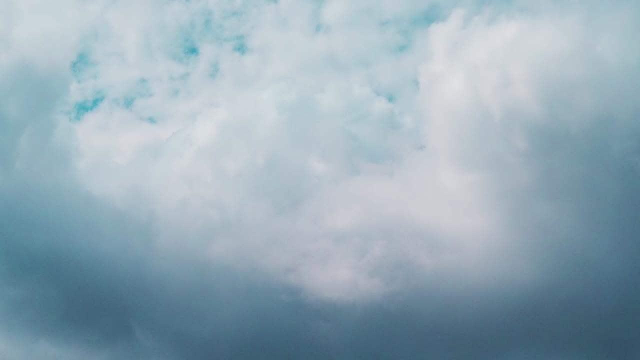 Clouds in the sky. Cloud motion shot