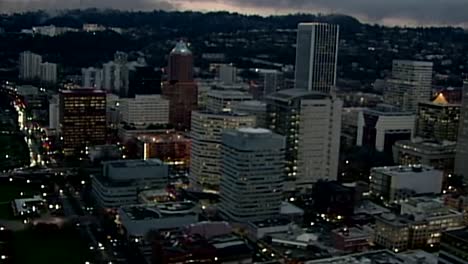 2005 portland oregon skyline at night