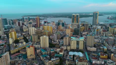 vista aérea de la ciudad de dar es salaam