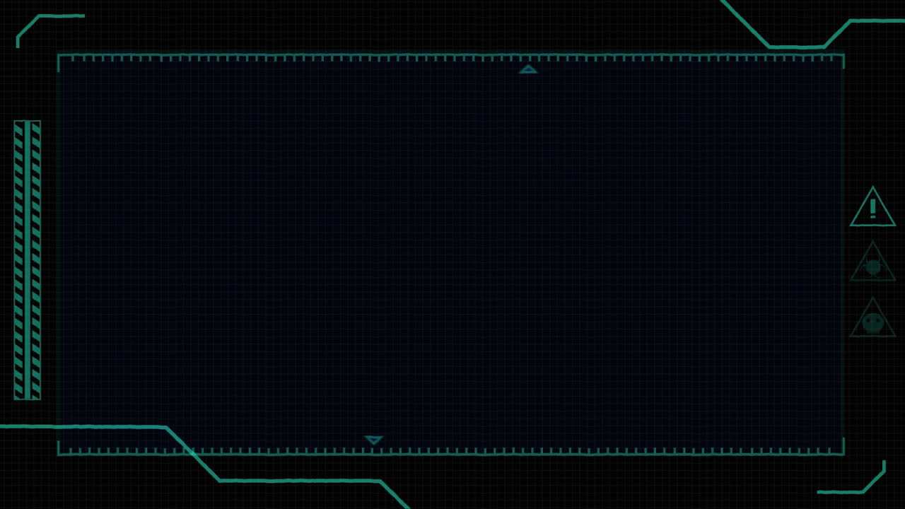 Green markers on black background